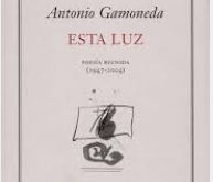 La “soledad luminosa” emerge en la poesía de Antonio Gamoneda